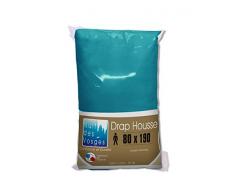 Nuit des Vosges Cotoval Drap Housse Coton Canard 80 x 190 cm