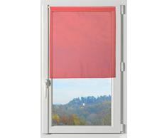 Lovely Casa RA1290004 LISA Paire de brise bise Polyester Rouge 90 x 60