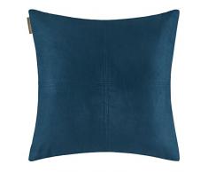Madura Housse de coussin Montana, Polyester, Bleu, 50x50 cm