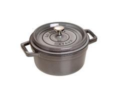 Staub 1102018 Cocotte Ronde Gris Graphite 20 cm