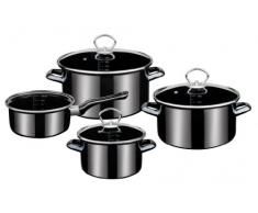 GSW 255417 PROFI-BLACK-STAR Batterie de cuisine 4 pièces