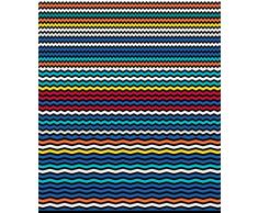 DHestia Serviette de Plage Double de 175 x 150 cm, 100% Coton Ã©gyptien, Multicolore, 75 x 150 cm