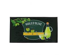 Totally Addict TA3445 Tapis de Cuisine, PVC, Vert, 74,5 x 45 x 0,2 cm