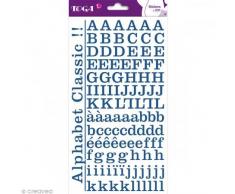 Toga Stickers Alphabet, Autre, Bleu Jeans, 15 x 29.5 x 0.2 cm