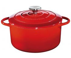 KÃ¼chenprofi 04 0100 14 24 Casserole ronde Fonte Rouge 24 cm