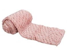 Rayher 55802268 Peluche à cheveux courts, or pointillé, rose antique