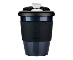 DrinkPod RPC-340/BK Tasse à café réutilisable en plastique sans BPA â NIGHT, NOIR, 340 ML / 12 oz