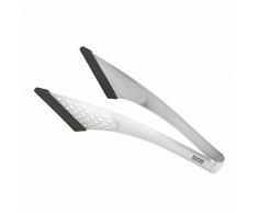 KUHN RIKON 22727 Pince de Cuisine Cooks Tools SoftEdge 21,8cm Noir, Acier Inoxydable, 21,8 x 5,5 x 5 cm