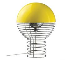 Verpan Wire - Lampe De Table Jaune H54 Cm