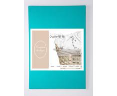 Comptoir du Linge DH42141940 Drap Housse Uni Coton Turquoise 190 x 140 cm