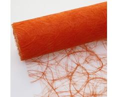 HKT Home Deco Sizoweb Chemin de Table Orange 30Â cm Rouleau 25Â m 64Â 005Â de r