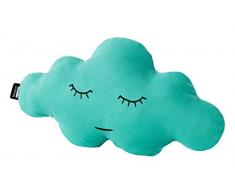 Paparajote Factory Cloud Coussin en Coton en Forme de Nuage 50 x 16 x 25 cm Vert