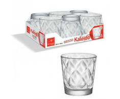 Bormioli 128756-V42 Kaleido Verre A Eau 24 CL Set 6, Autre, Transparent