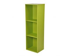 ModulHome 6RAN620VC Module 3 Cubes de Rangement Panneau/MDF Vert Anis 29,5 x 36,5 x 116,5 cm