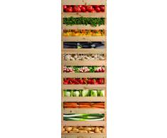 Plage 162209 Sticker Cuisine - Légumes du marché, 180 x 59,5 cm