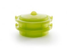 Lékué 3400700V09U007 Cuit Vapeur XL Silicone Platine