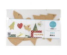 Kaiser Craft Guirlande de Noël BTP MDF Craftwood