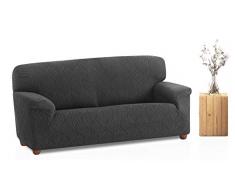Bartali Housse de canapé élastique Aitana, 50% Polyester, 45% Coton, 5% élastomère, Gris, 2 Places
