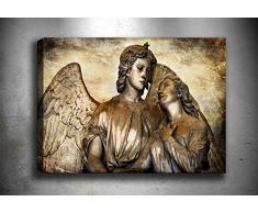 Bonamaison Peinture sur toile, multicolore, 50 x 70 cm - Conçu et fabriqué en Turquie