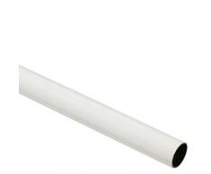 GARDINIA Tringle Ã rideau, Barre mÃ©talique, SÃ©rie Chicago, DiamÃ¨tre: 20 mm, Longueur: 160 cm, Blanc