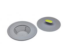 Kitchen Craft Passoire 2 en 1 en Plastique Gris/Vert 11,5 cm (4.5)
