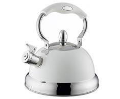 Typhoon Living Stove Top Bouilloire, Acier Inoxydable, crème, 22 x 22 x 24.5 cm