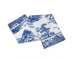 Bleu Italien 45Â x 74Â cm Coton Torchon, Bleu/Blanc