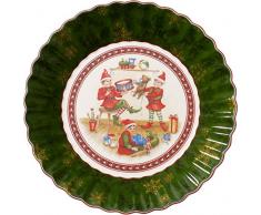 Villeroy & Boch 1483323648 Toys Grande Coupelle Toyâs Fantasy Motif Elfes/Arts de la Table de NoÃ«l Porcelaine Vert Porcelaine 27 x 23,5 x 5 cm