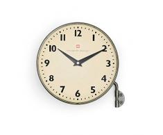 Bengt Ek Horloge Murale Style annÃ©e 1856 en Zinc DiamÃ¨tre 15,5 cm