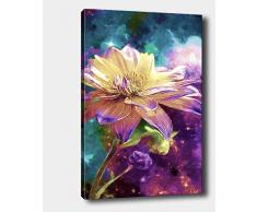 Bonamaison Peinture sur toile, multicolore, 50 x 70 cm - Conçu et fabriqué en Turquie