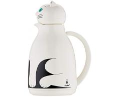 Helios Thermique Cat Plastique Pichet Isotherme avec Bouchon 1 L Blanc