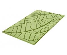 Kleine Wolke 4061619360 Kingston Tapis de Bain Polyacrylique Vert 60 x 100 x 0,2 cm