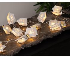 Star Paperwork Guirlande lumineuse Ã LED en mÃ©tal Blanc