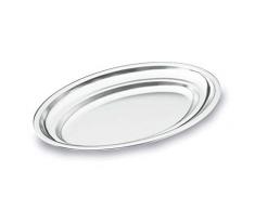 Lacor 62820 Plat Ovale Inox 18/10 20 x 13 cm