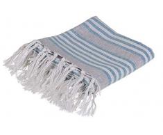 ootb Tissu fouta Hamam, Cotton, Bleu, 80 x 170 cm