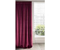Eurofirany Rideau en Velours, Tissu, Bordeaux, 140 x 270 cm