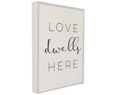 La Collection Stupell DÃ©coration intÃ©rieure surdimensionnÃ© tendue sur Toile DÃ©coration Murale, Multicolore