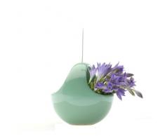 Chive Aerium Nest Vase en céramique Suspendue Vert