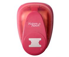 Vaessen Creative Perforatrice de Papier, Taille XXXL, Onglet, Pour Projets DIY, Scrapbooking, Création de Cartes et Plus