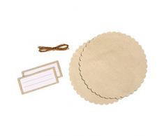 Rayher 68002000Â Kit DÃ©co F. Confiture Verre Lin, sous Blister 1set