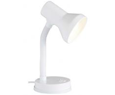 Brilliant 99122/05 Lampe à Poser Métal/Plastique Blanc 30 x 13 x 30 cm