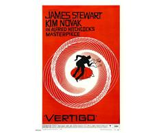onthewall Vertigo Alfred Hitchcok Movie Film 30Â x 40Â cm Poster Art Print
