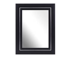 Inov8â13 x 18 cm Miroir Traditionnel Britannique-Lot de 2âNoir - 53