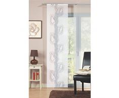 Home Fashion 87027 760 Rideau Panneau Coulissant en Tissu décoratif 245 x 60 cm Pierre