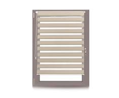 Relaxdays 10026660_730 Jour Nuit, Store Double Enrouleur klemmfix, sans perÃ§age, 110 x 150 cm, Tissu 56 cm Largeur, Brun, Polyester, Aluminium, Plastique, Marron, 150 x 110 x 6,5 cm