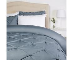 Pinzon Parure de lit plissÃ©e - 200 x 200 cm - Ãtain