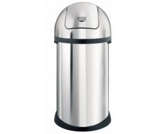 Brabantia 348501 Poubelle Push Bin 50 L Brilliant Steel
