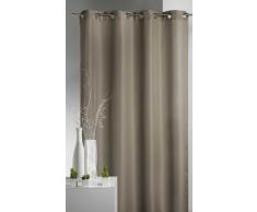 Home Maison 851162 Rideaux Obscurcissant Polyester Taupe 140 x 260 cm