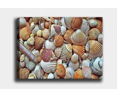 Bonamaison Peinture sur toile, multicolore, 70 x 100 cm - Conçu et fabriqué en Turquie