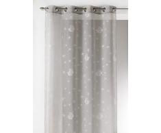 Homemaison 09504-8-AL Voilage Etamine/Polyester Lin 1 x 135 cm